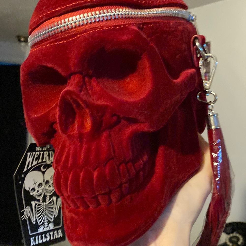 Weirdo Killstar “Vampires Blood Velvet” handbag. Fabulously classy and gorgeous
